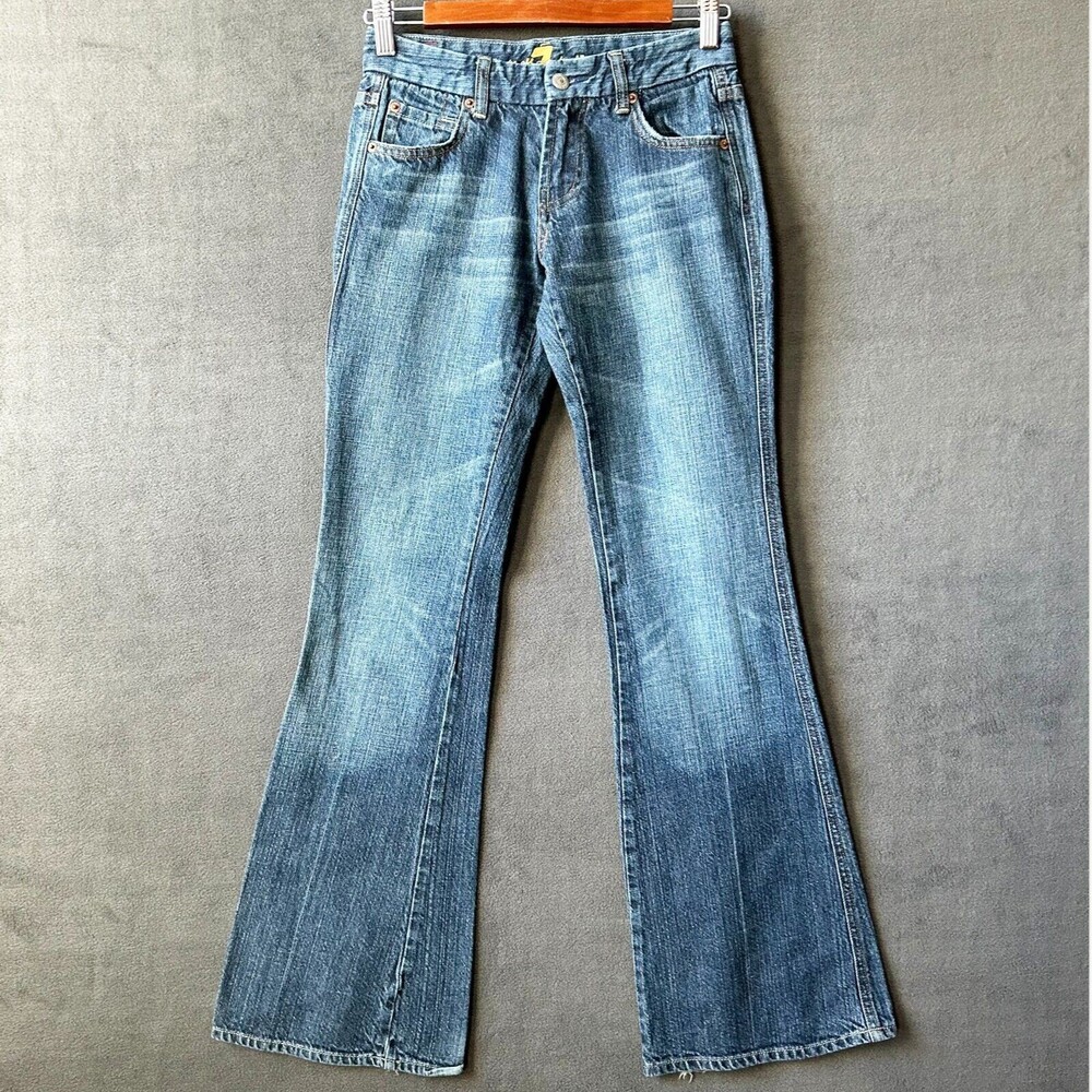 7 For All Mankind Classic Blue Boot Cut Jeans